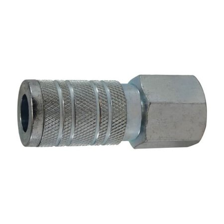 MIDLAND METAL Pipe Coupler, Industrial Interchange, 34 Nominal, FNPT, 250 psi, 4 to 176 deg F, Steel, Import 99813